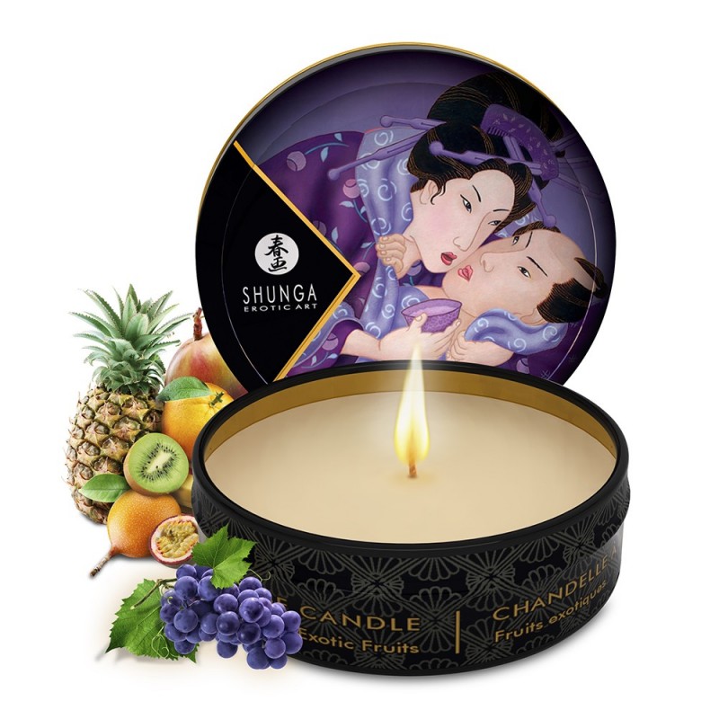Bougie de massage - Lueur et caresse -Fruit exotique - 30 ml