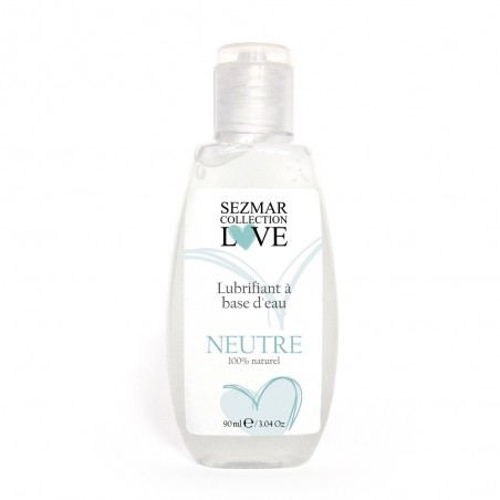 Lubrifiant à base d'eau, 100 % Naturel Neutre. Ce gel lubrifiant est particulièrement glissant et productif, même une petite qua
