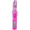 Vibromasseur rabbit 3 fonctions USB rose, va et vient,vibration et rotation, 36 modes, USB cable inclus25 cm * 4 cm