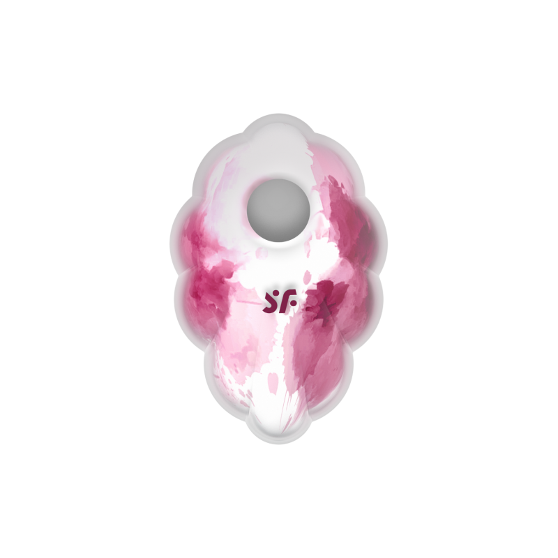 Le Satisfyer Cloud Dancer est réellement très esthétique : le design unique en forme de nuage transparent de ce vibromasseur à o