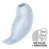 Stimule le clitoris avec des ondes de pression intenses sans contact directFabriqué en silicone médical ultra doux et respectue