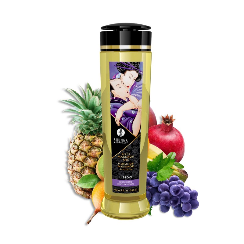Huile de massage Libido fruits exotiques - 240 ml