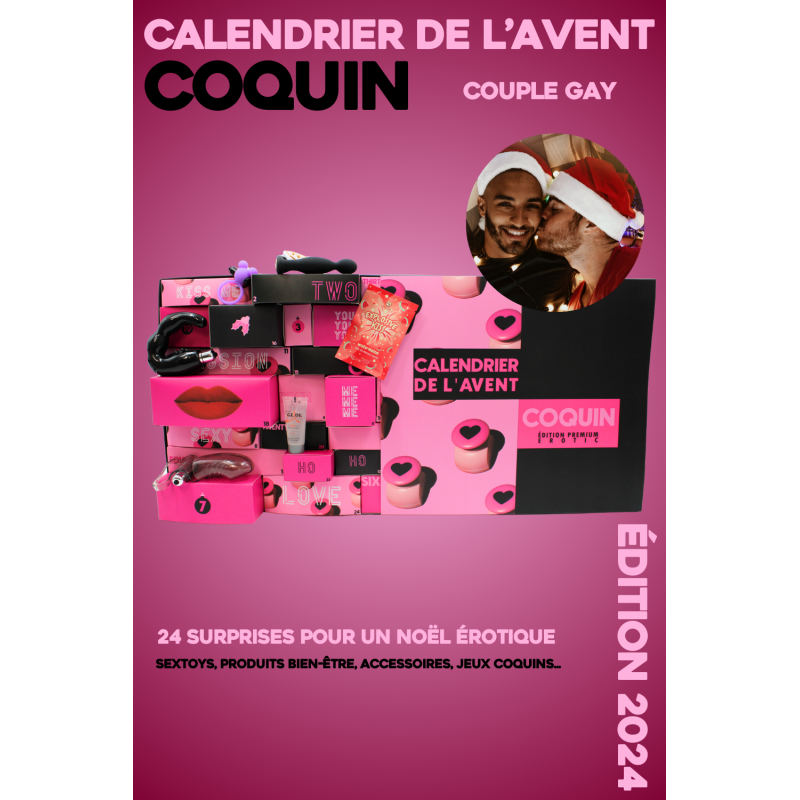 Calendrier de l'avent 24 surprises couple GAY