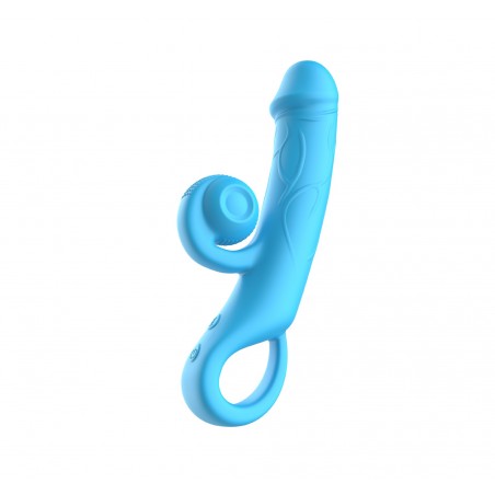 Vibromasseur rabbit avec stimulateur clitoridien, USB