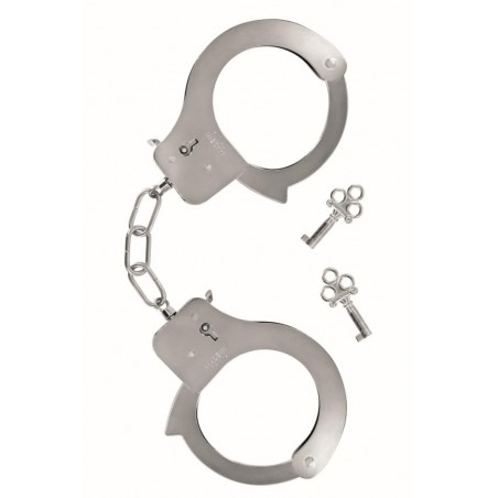 Menottes pour poignet en métal avec 2 clefs pour utilisateurs confirmés