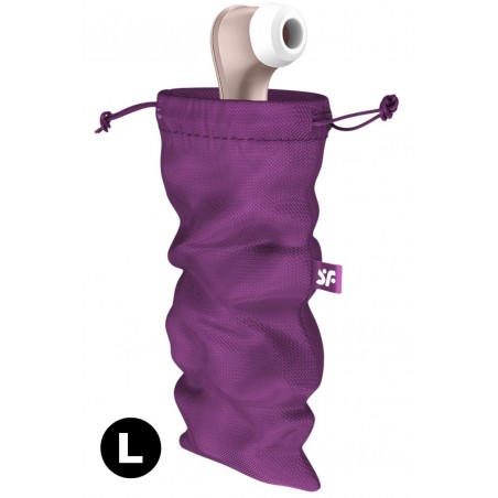 Sac de rangement sextoy violet taille L Satisfyer