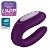 Stimulateur connecté USB 10 programmes violet Double Joy Satisfyer