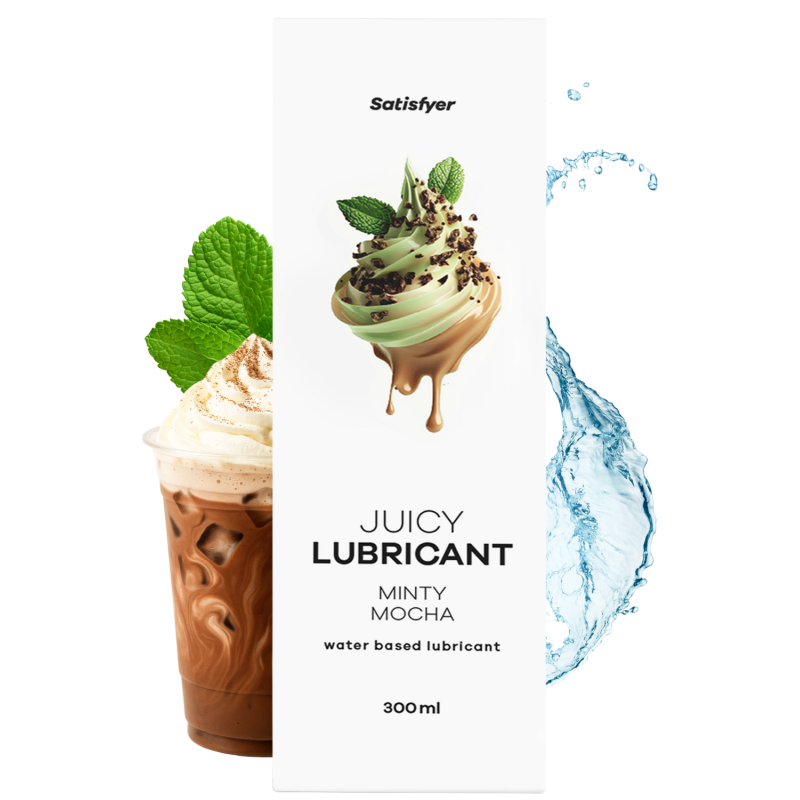 Lubrifiant à base d'eau Mochaccino mentholé 300 ml Satisfyer - CC597075