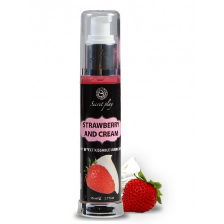 Lubrifiant effet chaud Fraise 50ml