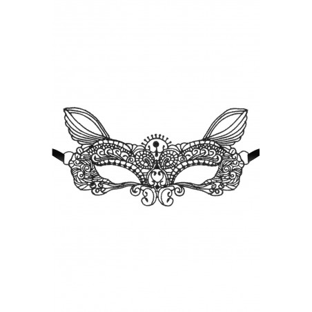 Loup petit chat brodé