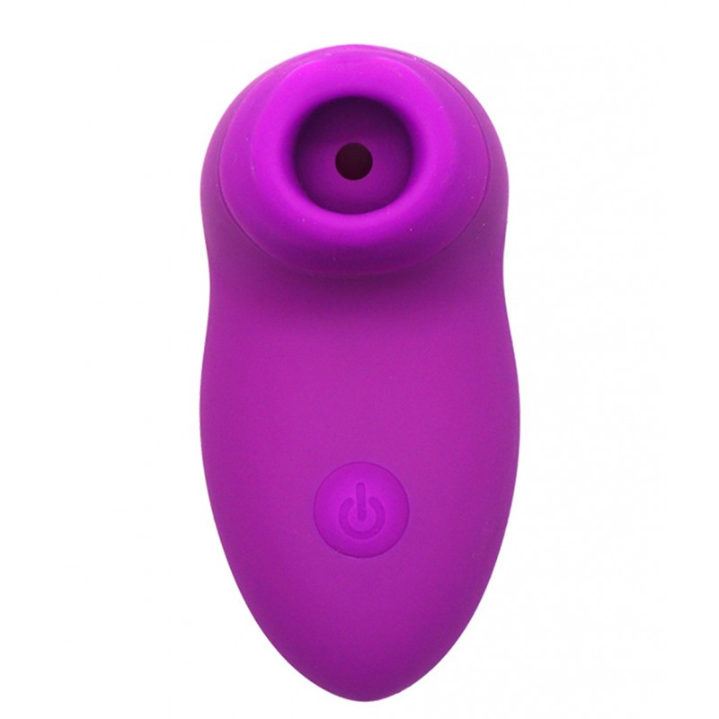 Stimulateur clitoridien innovant 2 en 1. Muni de 2 embouts, l'un avec une petite langue et un autre embout pour une stimulation