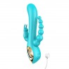 Vibromasseur rabbit USB triple stimulation Luxe Waterproof