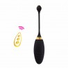 Oeuf vibrant noir avec 10 modes de vibration et 6 vitesses par mode