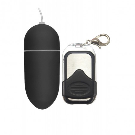 Oeuf vibrant avec télécommande - Longueur 7,5 cm - 10 programmes de vibrations