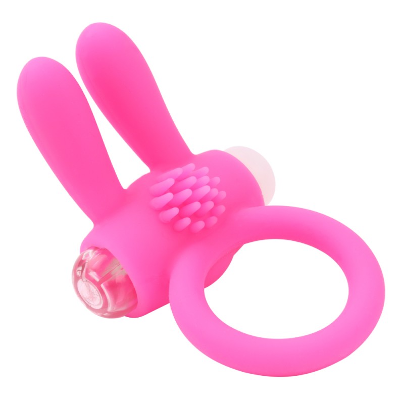 Anneau silicone vibrant rabbit double stimulation