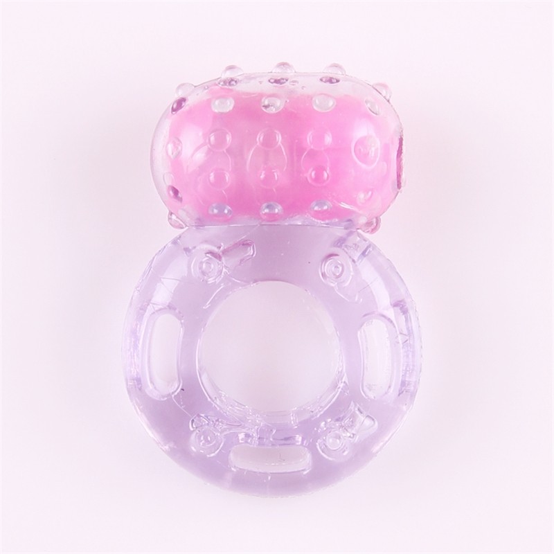 Anneau vibrant Rose - 3,5 cm très extenseible