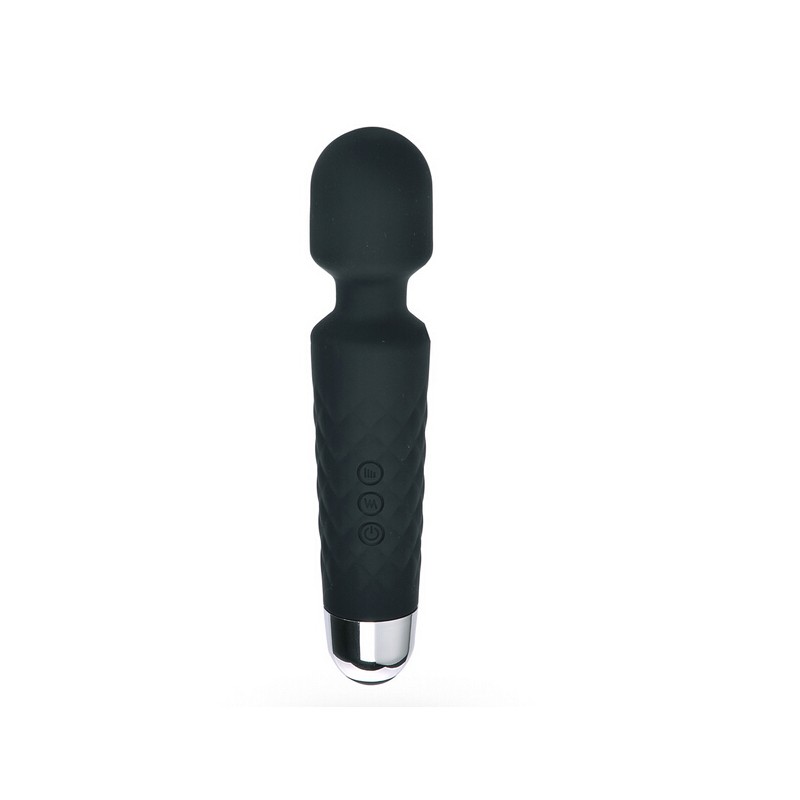 Vibromasseur wand noir 20 vitesses - USB