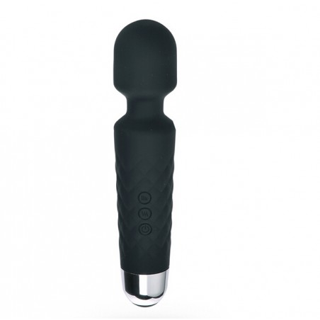 Vibromasseur wand noir 20 vitesses - USB
