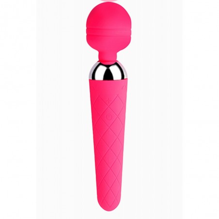 Baguette de massage en silicone Fuchsia - 20 cm