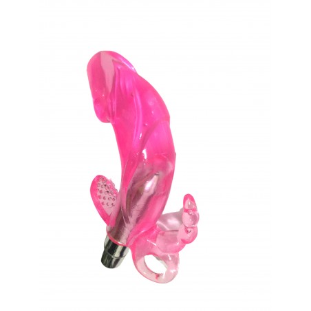 Vibromasseur 3 stimulations (vaginal, anal, clitoris)