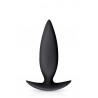Plug anal silicone Noir - 10 cm