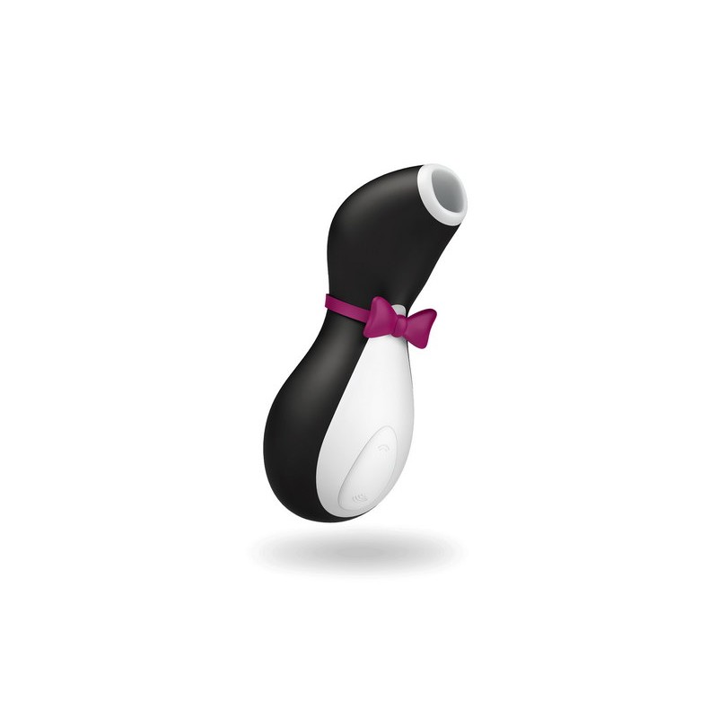 Stimulateur clitoridien USB 11 intensités Satisfyer Pro Penguin Nouvelle Génération - Noir et Blanc