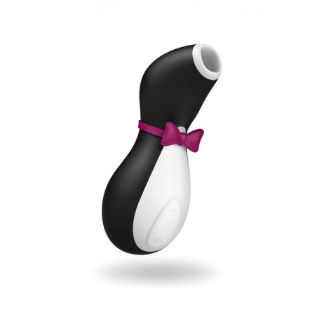 Stimulateur clitoridien USB 11 intensités Satisfyer Pro Penguin Nouvelle Génération - Noir et Blanc