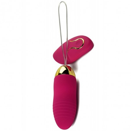 Oeuf vibrant en silicone Rose - 8,5 cm