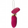 Oeuf vibrant en silicone Rose - 8,5 cm