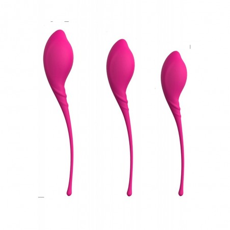 Jeu 3 mono boules de Geisha, 57g, 69,5g et 86g