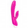 Vibromasseur Rabbit waterproof Rose - 12,5 cm