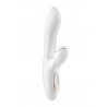 Stimulateur vibromasseur USB 11 intensités Satisfyer Pro G-Spot Rabbit - Blanc et Or rose
