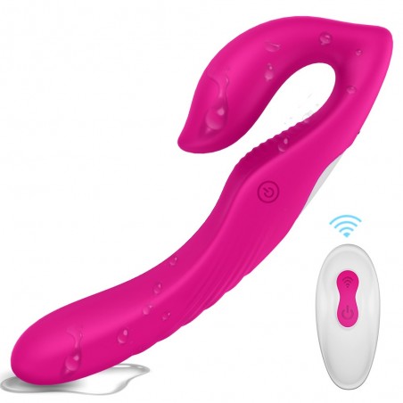 Strap on - Vibromasseur gode sans harnais avec télécommande - usb