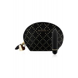 Mini-vibromasseur noir en...