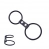 Double cockring Noir