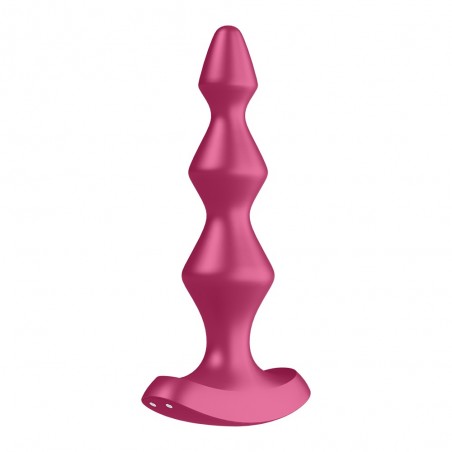 Plug anal vibrant losanges roses Lolli 1 Satisfyer Gris Rose