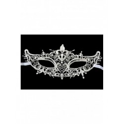 Loup broderie souple blanc