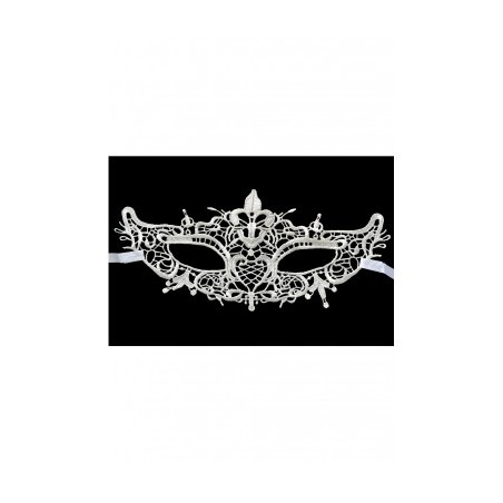 Loup broderie souple blanc