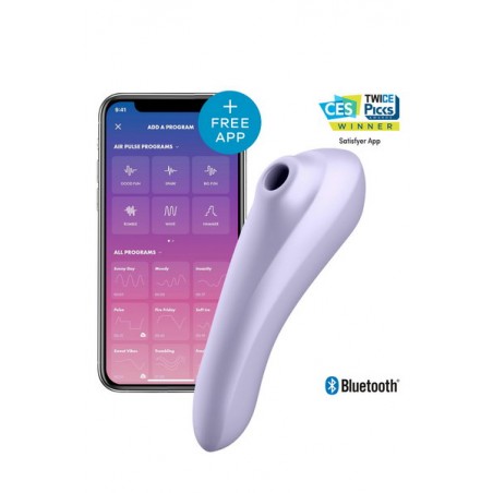 Vibromasseur stimulateur connecté USB 11 programmes Dual Pleasure Satisfyer