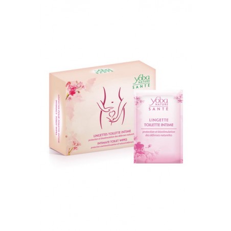 Boite de 20 lingettes intimes, emballés individuellement