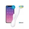 Vibromasseur connecté USB 50 combinaisons Satisfyer Mono Flex - Blanc
