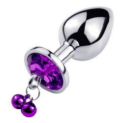 Plug bijou aluminium violet...