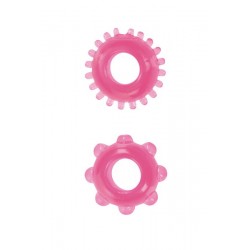 2 anneaux péniens ROSE -...