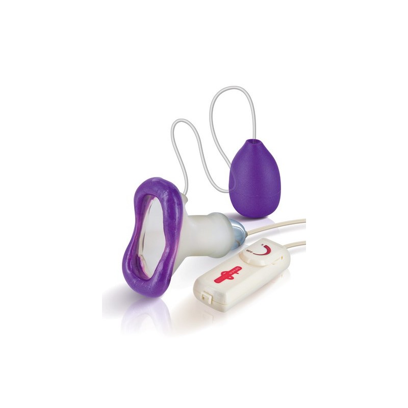 Stimulateur vibrant de vulve et clitoris par effet de succion.Poids en Gr 190Type de Piles 2 PILES LR06 non incluses