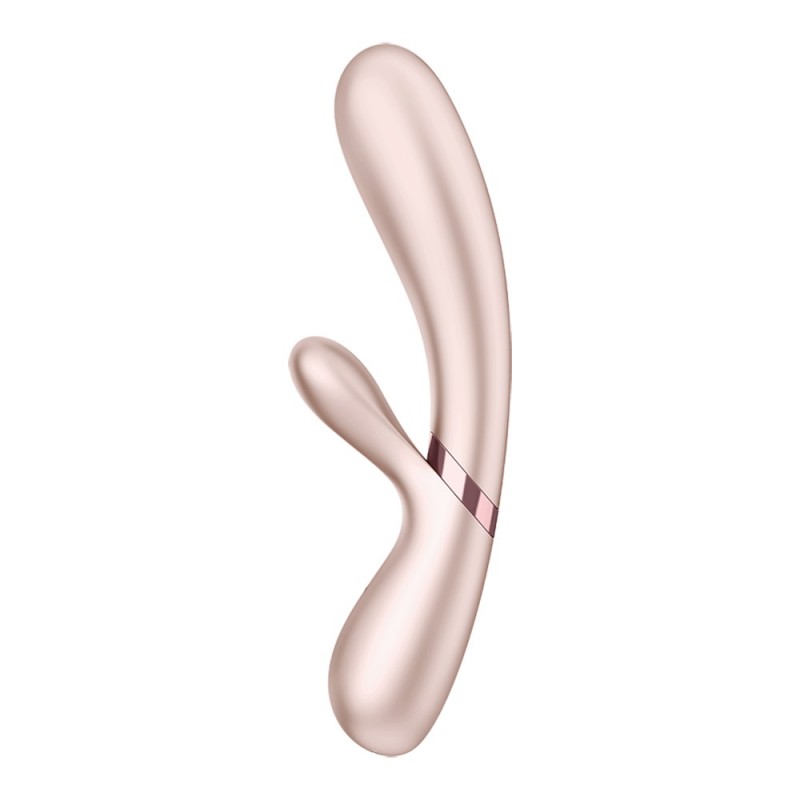 Vibromasseur rabbit connecté rose, USB Hot Lover Satisfyer