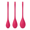 Set de 3 boules de geisha Yoni Power 1 Rouge
