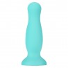 Plug anal ventouse en silicone, vert, 10,5 cm de long